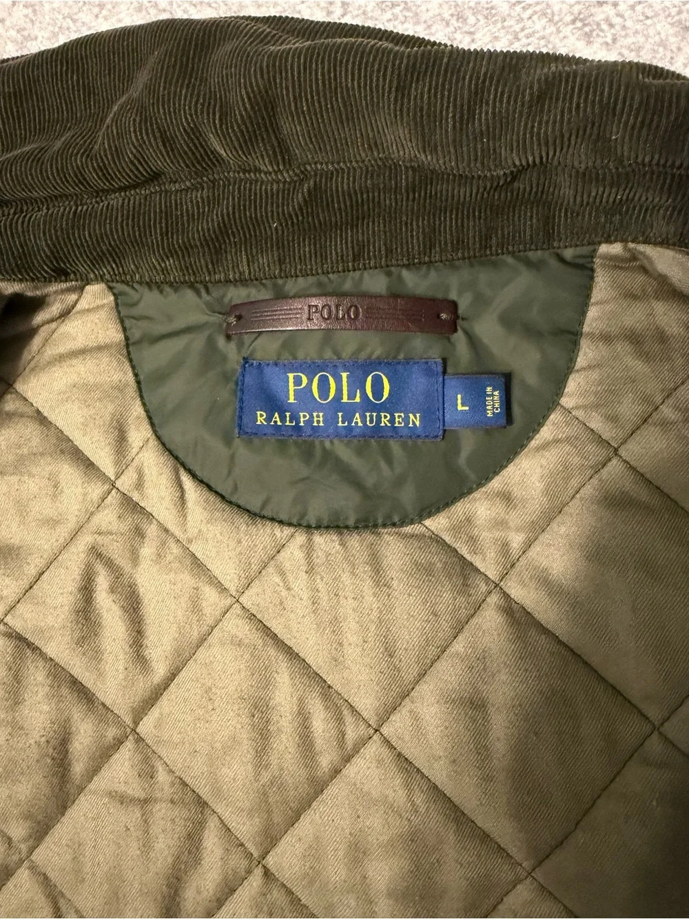 POLO Ralph Lauren Men's Classic Quilted Field Jacket / Quilted Barn Jacket